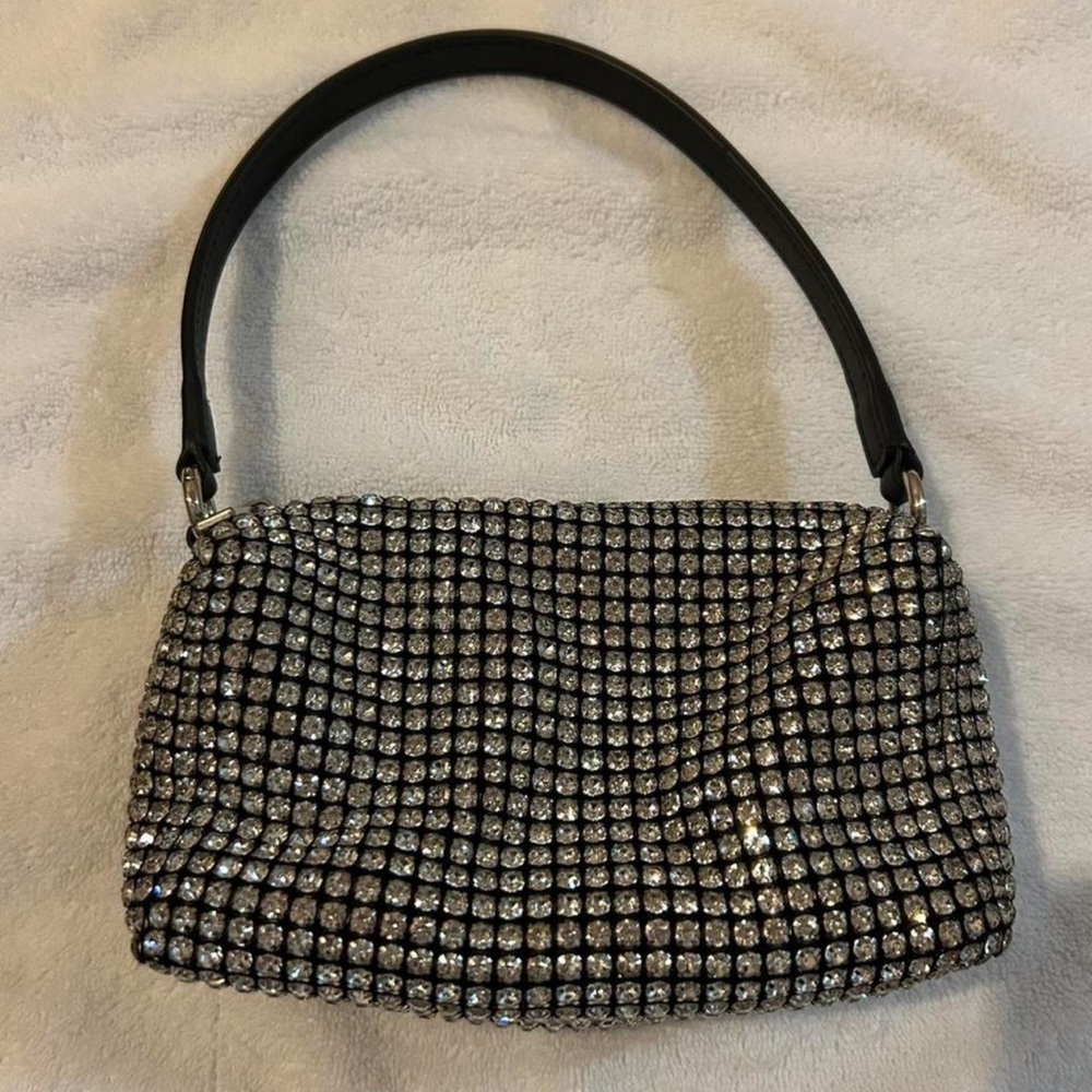 Crystal shoulder bag mini embellished purse